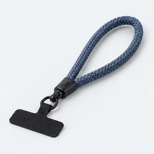 Woven phone wrist strap
